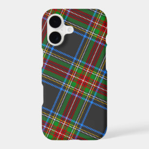 Stewart Stuart Black Clan Tartan Plaid iPhone 17 Case