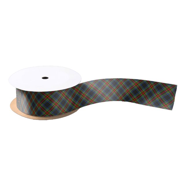 Stewart Stuart Black Clan Tartan Plaid Satin Ribbon (Spool)