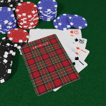 Stewart Tartan Plaid Rustic Red and Green Poker Cards<br><div class="desc">Stewart Tartan Plaid Rustic Red and Green Playing Cards. Indulge in the art of play with our Custom plaid clan Stewart Playing Cards – where every shuffle, deal, and draw becomes a celebration of craftsmanship and style. Elevate your game today with this one-of-a-kind deck that transcends the ordinary and brings...</div>