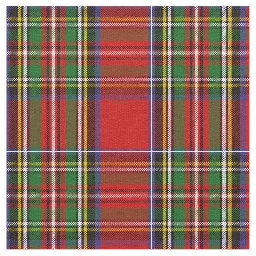 Stewart Tartan Print Fabric