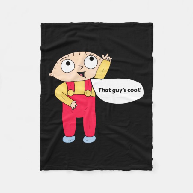 Stewie Griffin Fleece Blanket (Front)