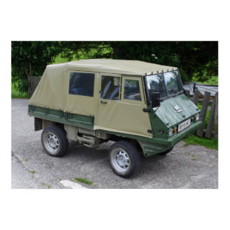Steyr Puch Haflinger Car Poster