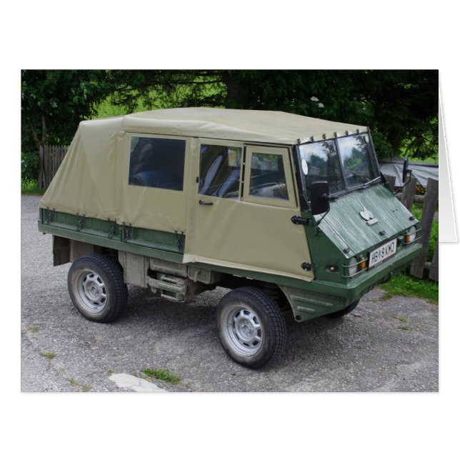 Steyr Puch Haflinger Cards (Front Horizontal)