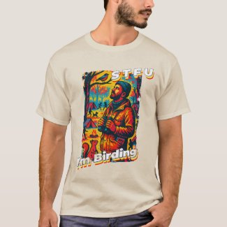 “STFU I’m Birding” T-Shirt for men