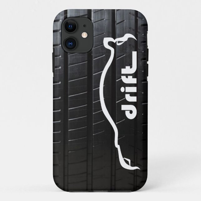 STI "drift" with tire tread Case-Mate iPhone Case (Back)