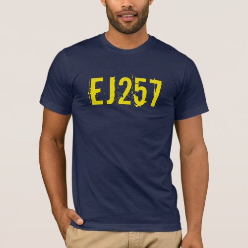 STI EJ257 Yellow Silhouette T_Shirt