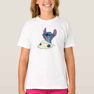 Stich Playing in Sand Disney T-Shirt