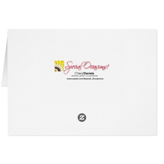 Stick A Fork In It Card (Back Horizontal)