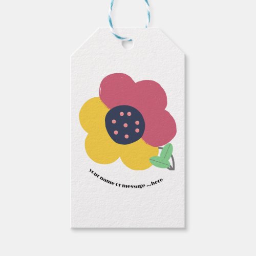 Stick a smile on someones face gift tags