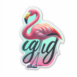 Stick and Stand Out Flamingo Stickers Unique Decor