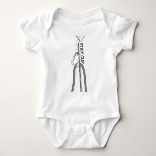 STICK CLIP ROCK CLIMBING BABY BODYSUIT