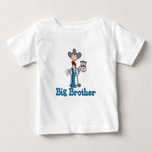 Stick Cowboy Big Brother Baby T_Shirt