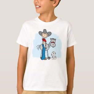 Stick Cowboy N Horse T-Shirt
