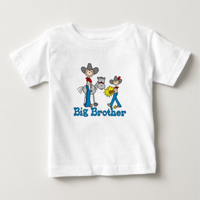 Stick Cowboys Big Brother Baby T-Shirt (Front)