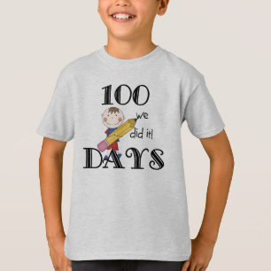 Stick Figure 100 Days T-Shirt