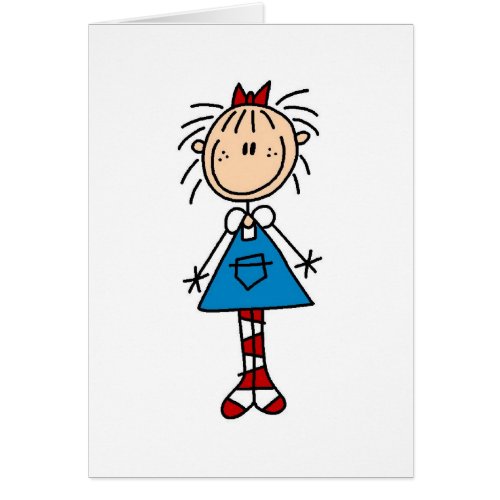 Stick Figure Annie Card