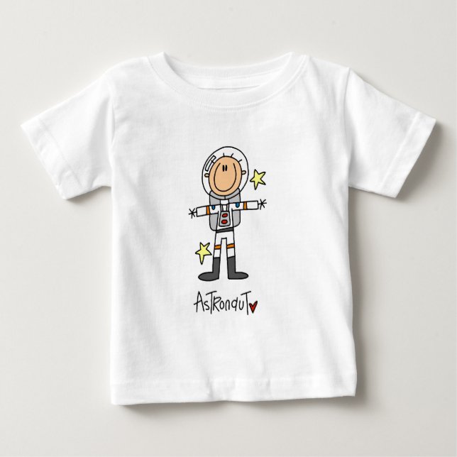 Stick Figure Astronaut T-shirts and Gifts (Front)