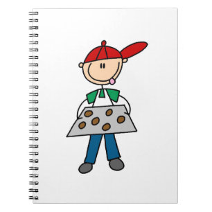 Stick Figure Baking Cookies Notebook
