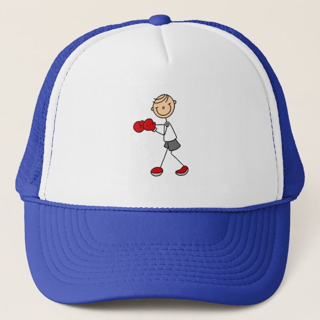 Stick Figure Boxing Hat (Front)