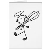 Stick Figure Chef with Whisk Tshirts (Front)