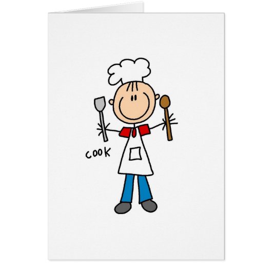 Stick Figure Cook Cards (Front)