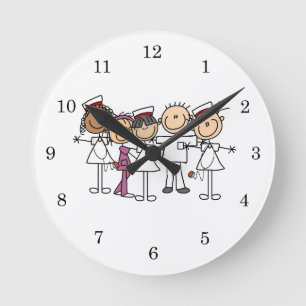 Stick Figure Cowboy Wall Clock - Customized