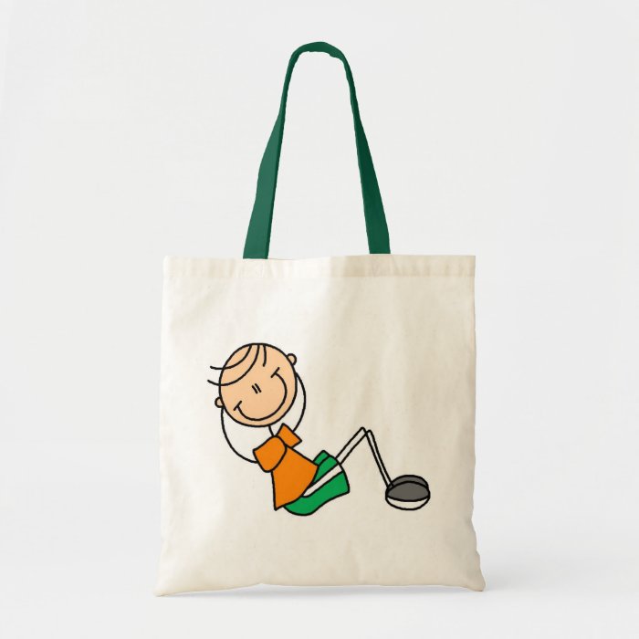 Stick Figure Exercising T shirts and Gifts Canvas Bag
