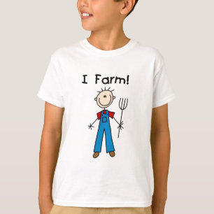 Stick Figure Farmer Tshirts and Gifts
