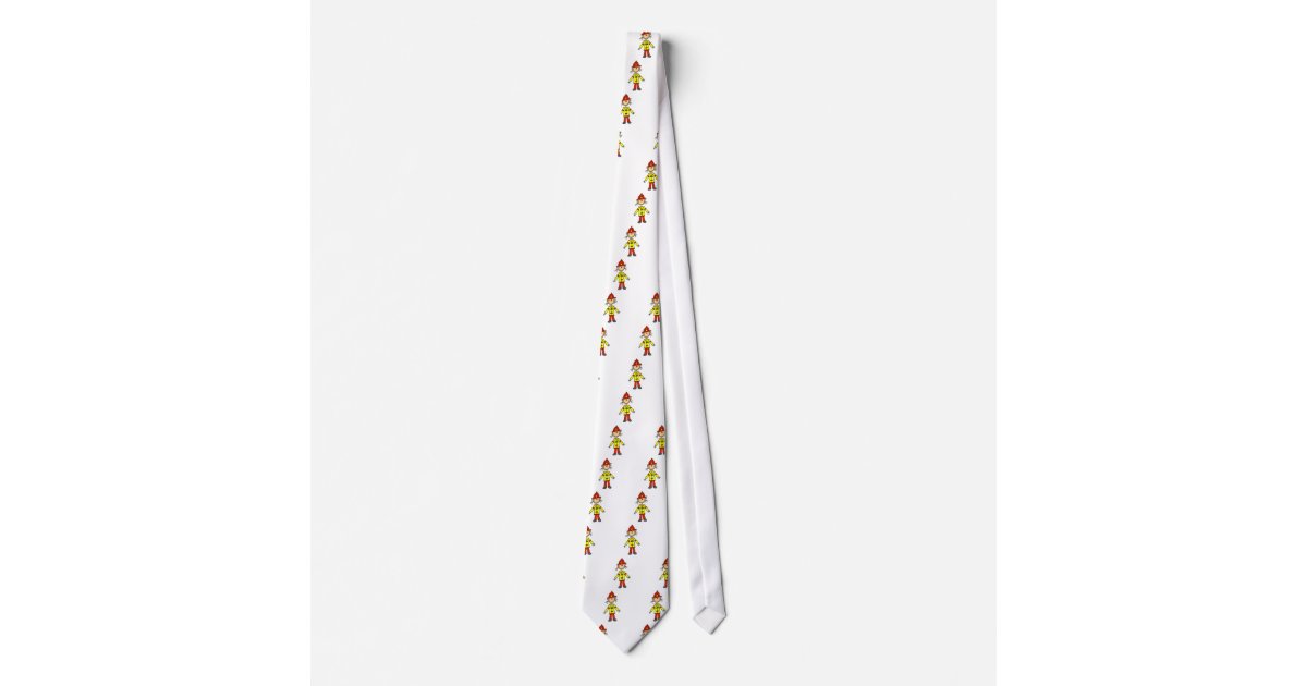 Stick Figure Images Stick Figure Firefighter Tshirts and Gifts Neck Tie | Zazzle