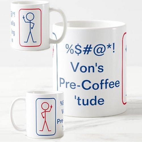 Stick Figure Funny  Coffee Mug