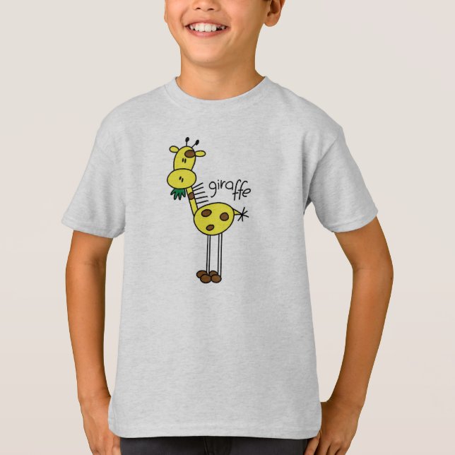 Stick Figure Giraffe T-shirt (Front)