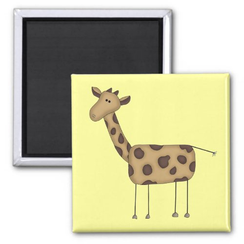 Stick Figure Giraffe Tshirts and Gifts Magnet