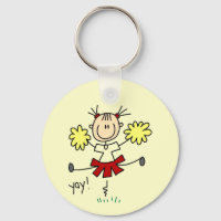 Stick Figure Girl Cheerleader Tshirts and Gifts