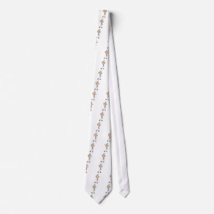 Stick Figure Girl Gymnast Tshirts and Gifts Tie