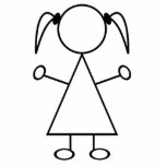 Stick Figure Girl Statuette<br><div class="desc">Stick Figure Girl</div>