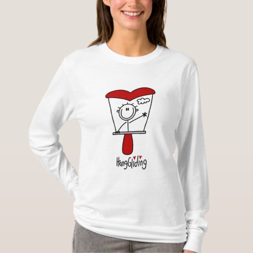 Stick Figure  Hang Gliding Tshirts and Gifts