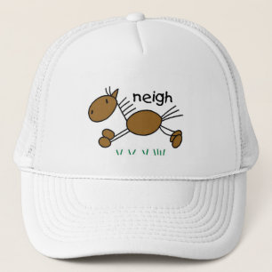 Stick Figure Horse T-shirts and Gifts Trucker Hat