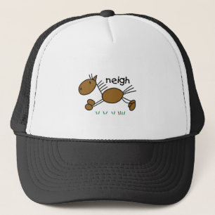 Stick Figure Horse T-shirts and Gifts Trucker Hat