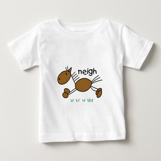 Stick Figure Horse Tshirts and Gifts (Front)