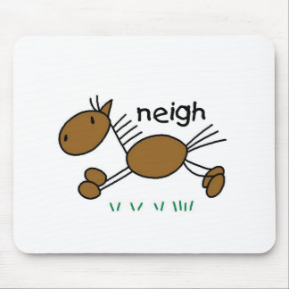 Stick Figure Horse Tshirts and Gifts Mouse Pad