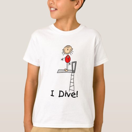 Stick Figure I Dive Tshirts and Gifts
