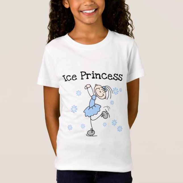 Stick Figure Ice Princess T-Shirt (Front)