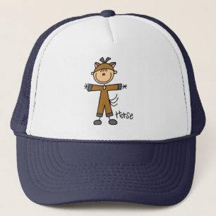 Stick Figure In Horse Suit Hat