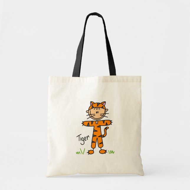 Stick Figure In Tiger Suit Bag (Front)