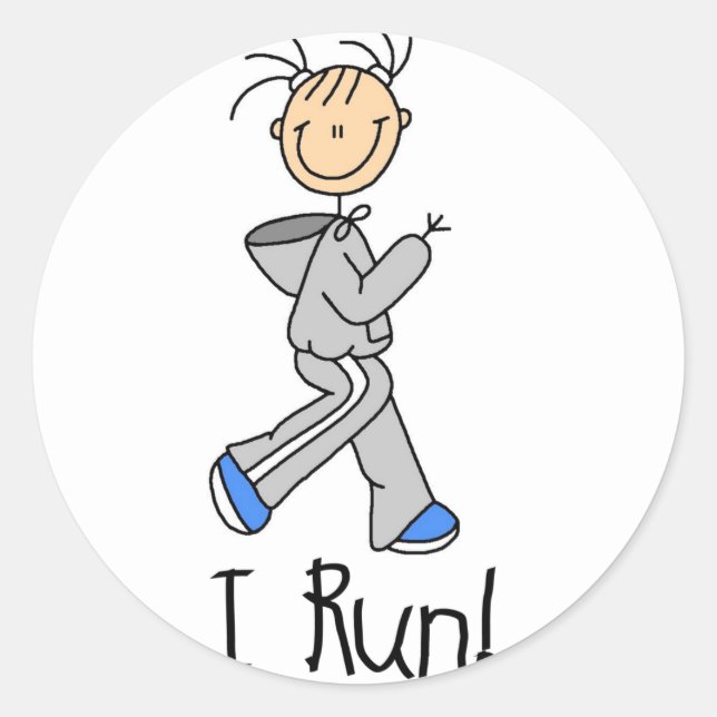 Stick Figure Lifting Sticker (Front)