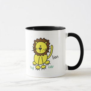 Stick Figure Lion T-shirts and Gifts Mug
