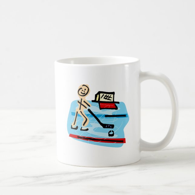 stick figure player coffee mug (Right)