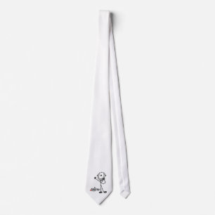 Stick Figure Referee T-shirts and Gifts Tie