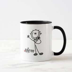 Stick Figure Referee Tshirts and Gifts Mug