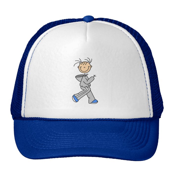 Stick Figure Running Hat